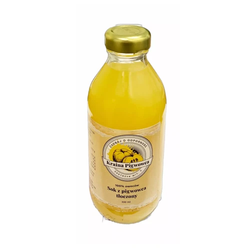 Sok z pigwowca tłoczony 100% owoców 330ml Kraina Pigwowca.webp