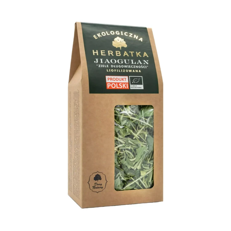 Herbatka EKO Jiaogulan "ziele długowieczności" liofilizowana 20g Dary Natury.webp