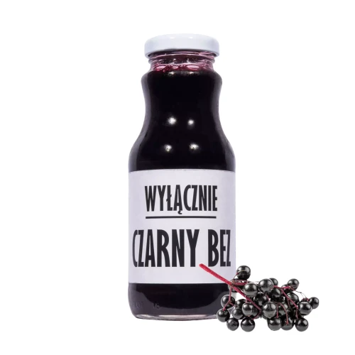 Sok tłoczony na zimno Czarny Bez 100% 250 ml Sadvit .webp