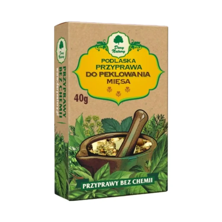 Podlaska przyprawa Do Peklowania Mięsa 40g Dary Natury.webp