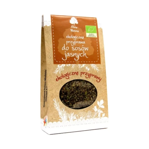 Ekologiczna przyprawa do sosów jasnych 25g Dary Natury.webp