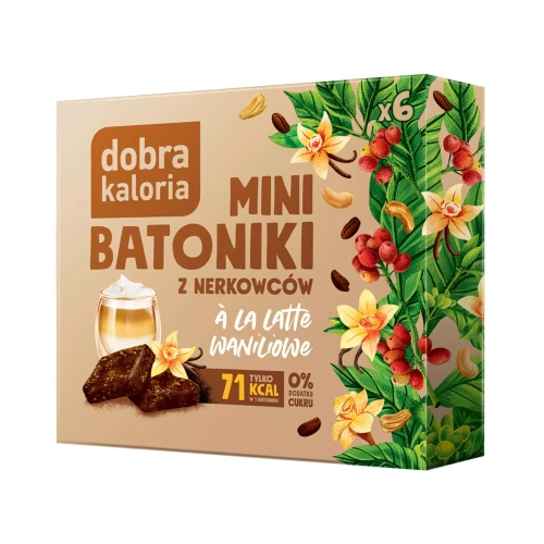 Mini batoniki z nerkowców ALA latte waniliowe Dobra Kaloria.webp