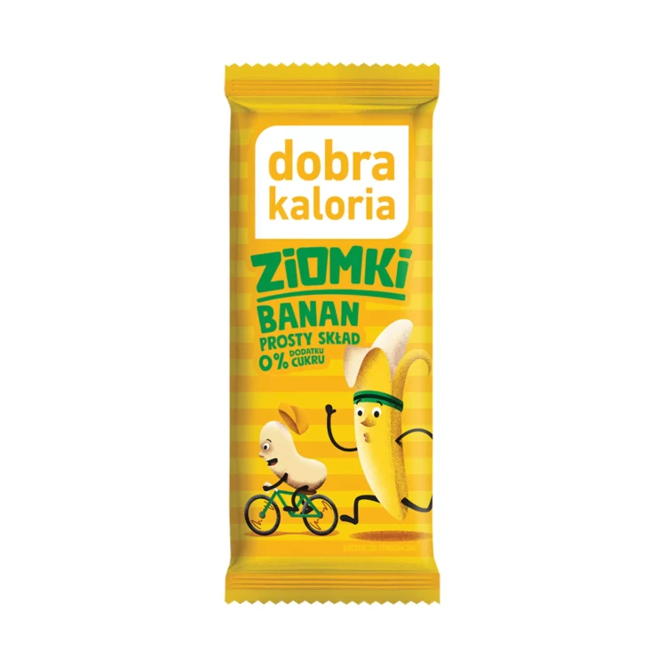 Baton z orzechów nerkowca ZIOMKI banan Dobra Kaloria.webp