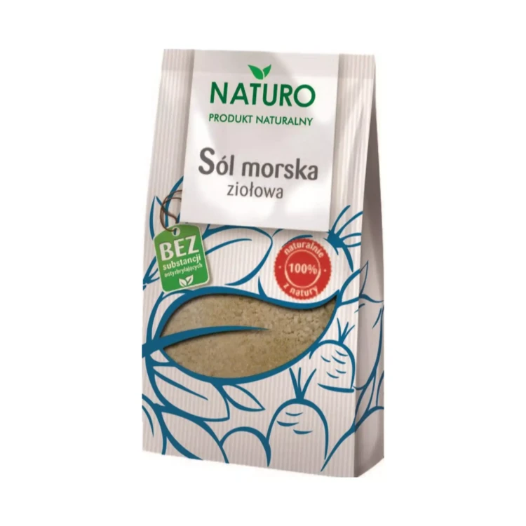 Sól morska ziołowa 250g Naturo.webp
