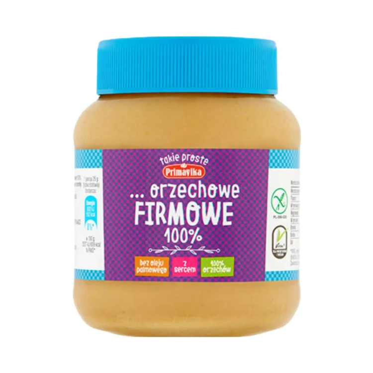 Masło firmowe orzechowe 100% 350g Primavika.webp