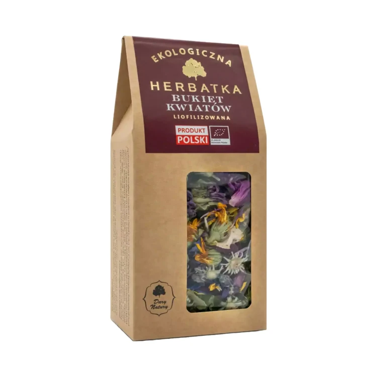 Herbatka EKO Bukiet Kwiatów liofilizowana 15g Dary Natury.webp