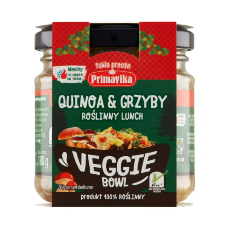 Veggie Bowl - quinoa i grzyby 180g Primavika.webp