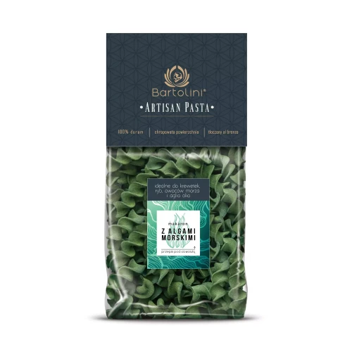 Artisan Makaron Durum z Algami Morskimi - świderki (Fussilli) 300 g Bartolini.webp