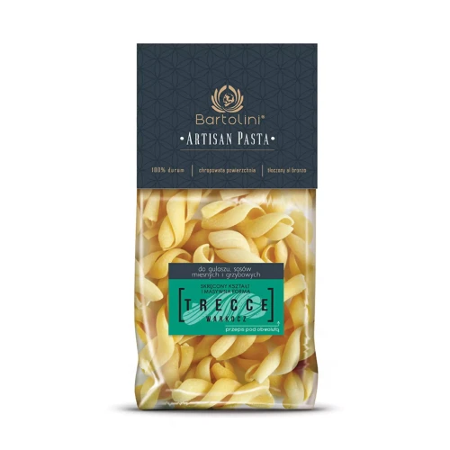 Artisan Makaron Durum - warkocz (Trecce) 400 g Bartolini.webp