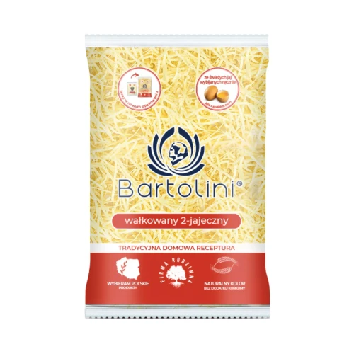 Tradycyjny Makaron 2-Jajeczny - krajanka średnia 400 g Bartolini.webp