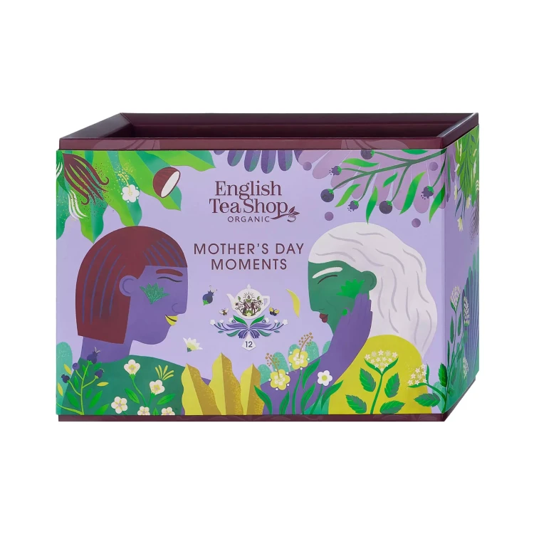 Zestaw herbat ekologicznych w piramidkach Mother's Day Moments English Tea Shop.webp