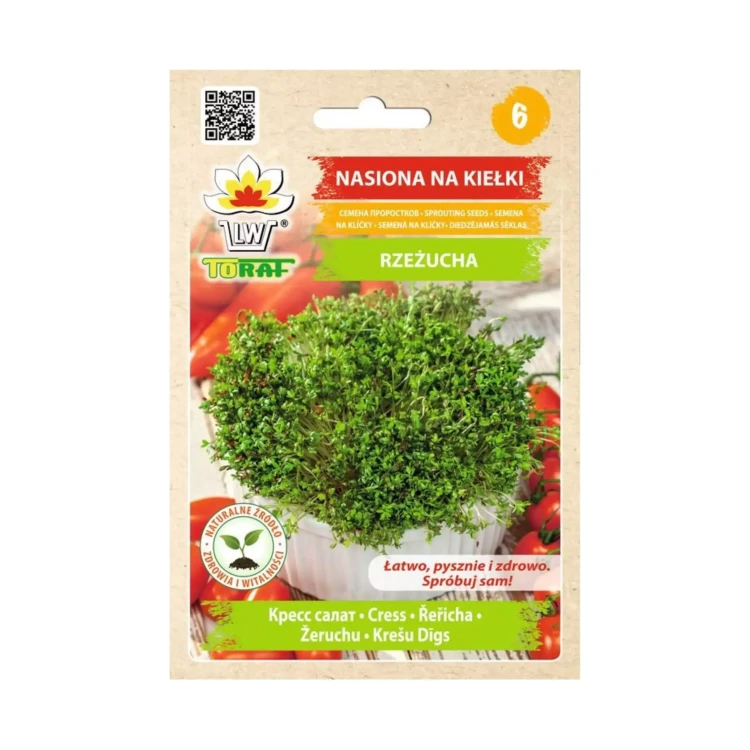 Nasiona na kiełki - Rzeżucha 30 g Toraf.webp