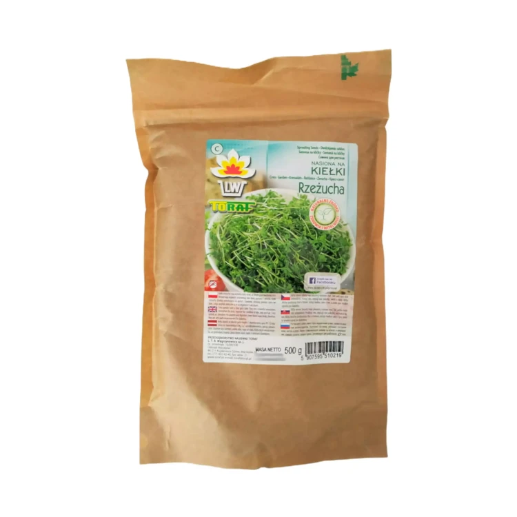 Nasiona na kiełki – Rzeżucha 500 g Toraf.webp
