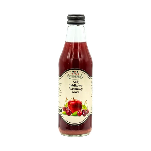 Sok Jabłko Wiśnia 250ml Vitberry.webp