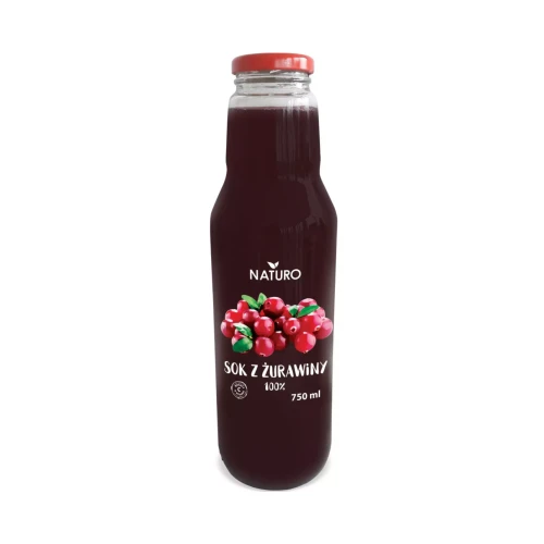 Sok z Żurawiny 750ml Naturo.webp