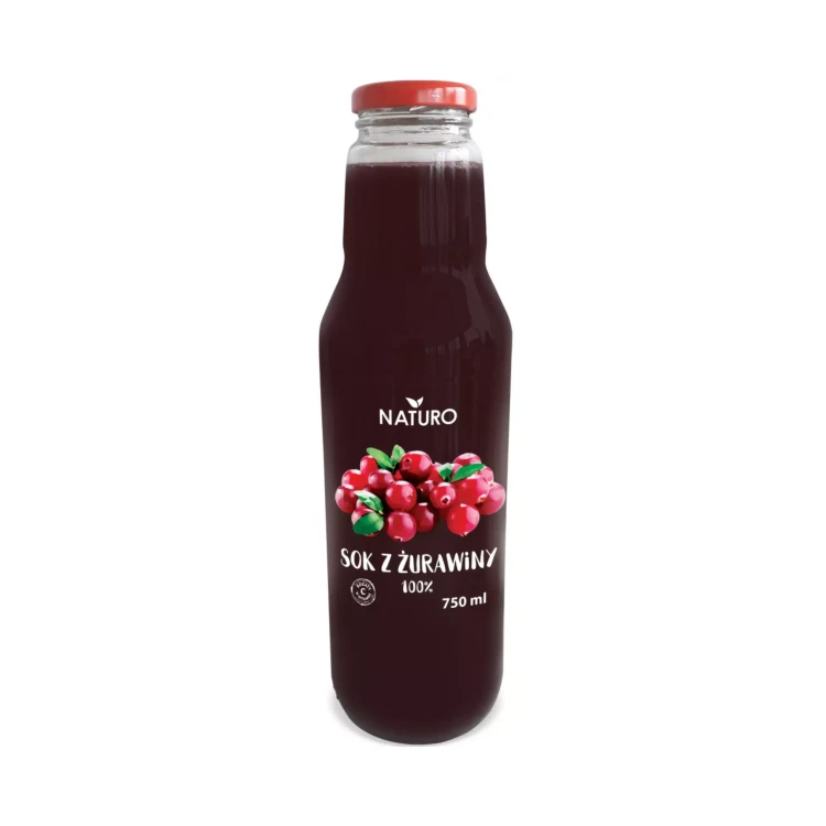 Sok z Żurawiny 750ml Naturo.webp