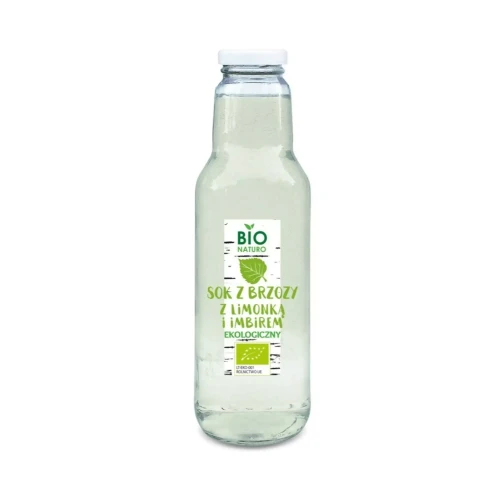 Sok z brzozy z limonką i imbirem EKO 750ml Bio Naturo.webp