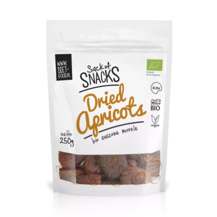 BIO Morele suszone bez pestek 250g Diet Food.webp