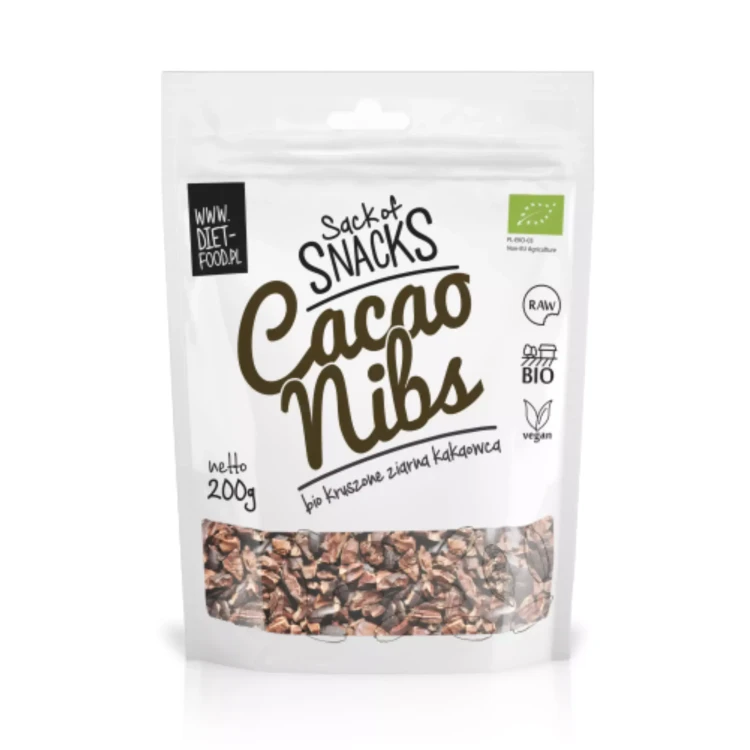 Bio Kruszone Ziarno Kakao 200g Diet Food.webp
