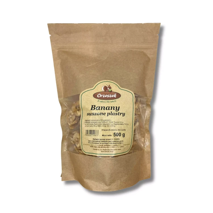 Banany suszone plastry 500g Orzeszek.webp