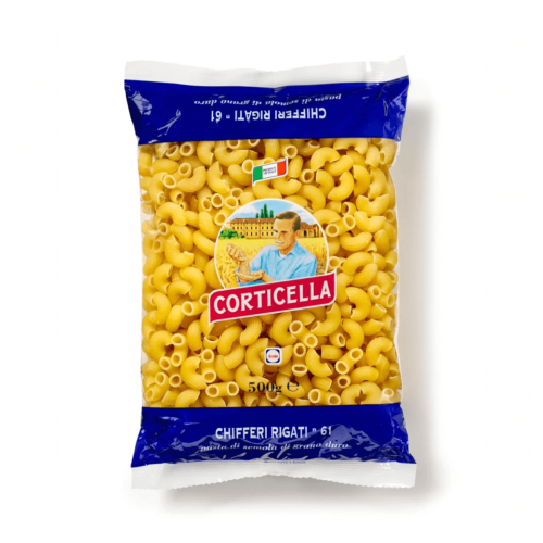 MAKARON Kolanko Chifferi rigati 500g CORTICELLA.png