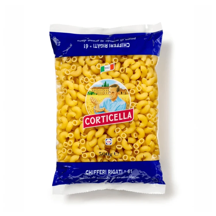 MAKARON Kolanko Chifferi rigati 500g CORTICELLA.png