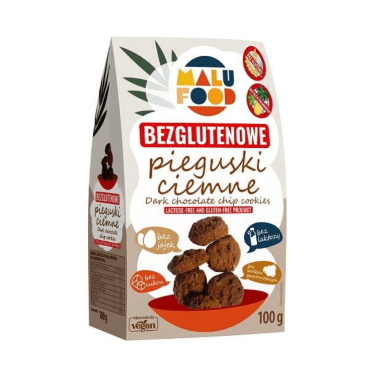 Ciastka Pieguski ciemne Bezglutenowe bez cukru 100 g Malu Food.png