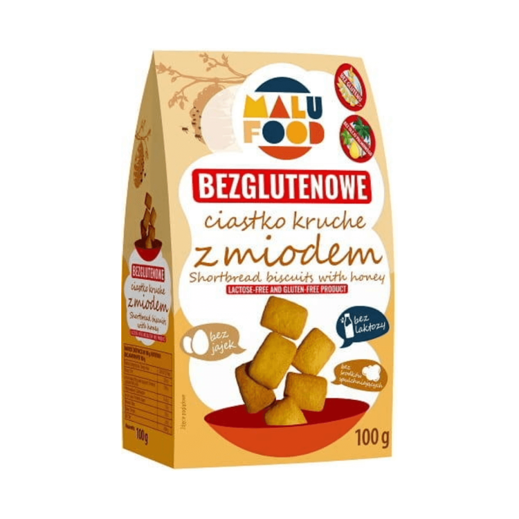 Ciastka kruche z miodem Bezglutenowe bez cukru 100 g Malu Food.png