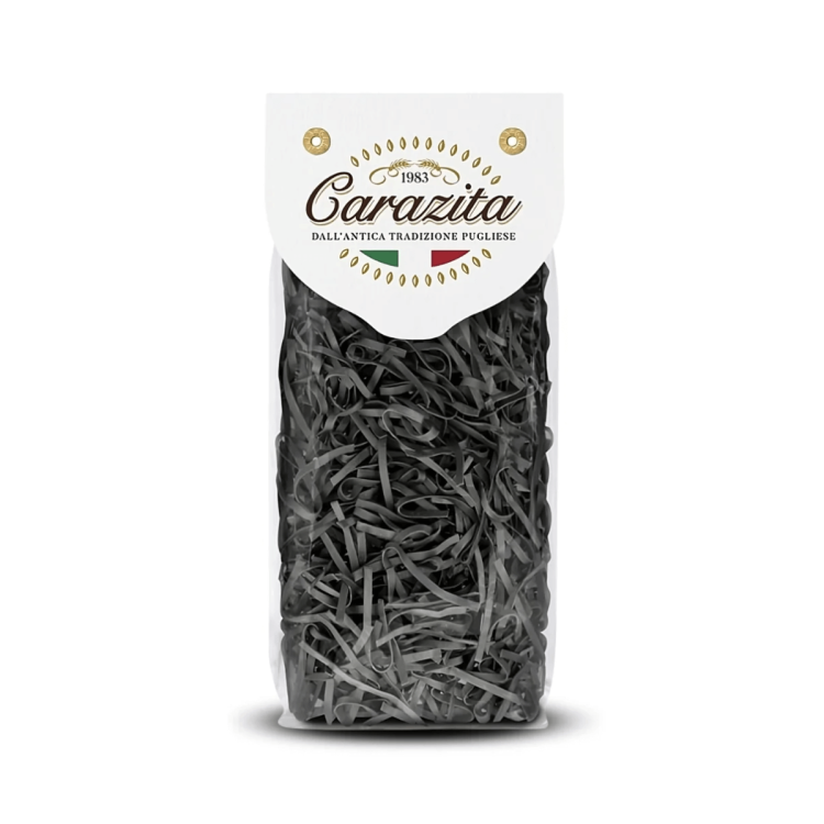 Makaron z atramentem z kałamarnicy Tagliolini al Nero di Seppia 250 g.png