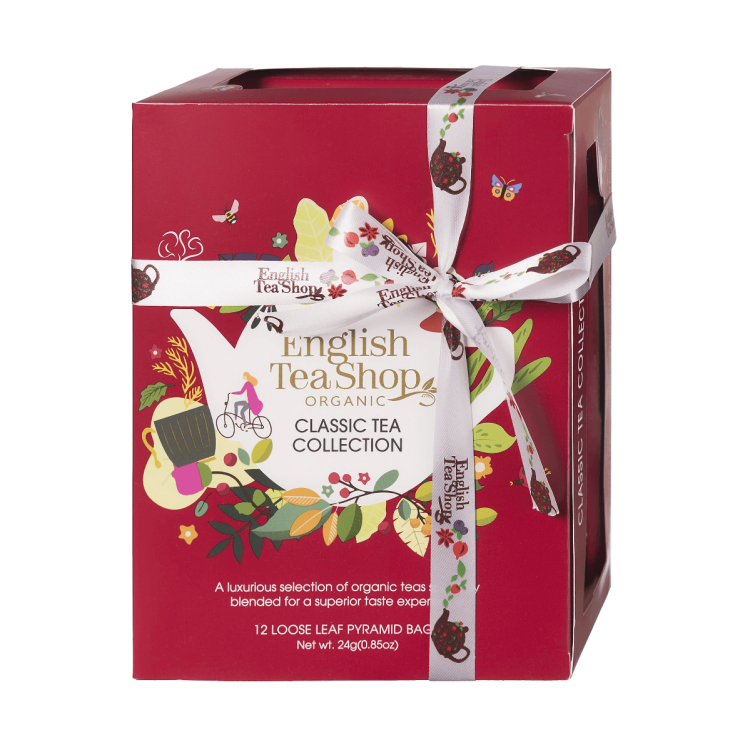 Zestaw herbat ekologicznych w piramidkach Classic Tea Collection RED English Tea Shop.png