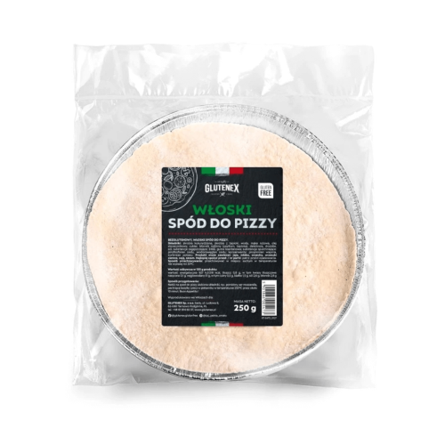 Bezglutenowy włoski spód do pizzy 250g Glutenex.png