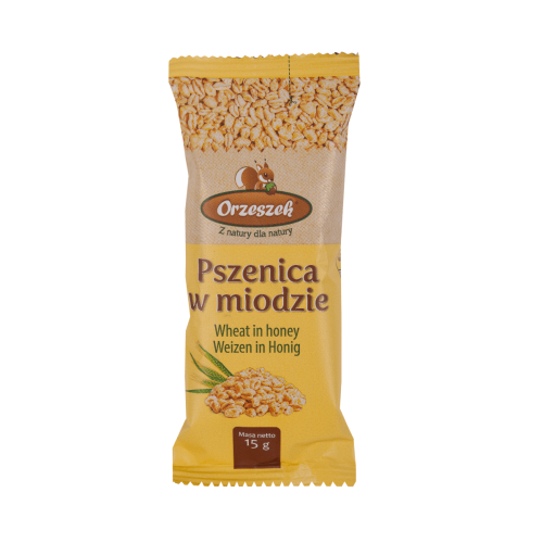 Pszenica ekspandowana w polewie z miodem Orzeszek.png