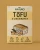 Tofu z ciecierzycy 200g Naturo — opakowanie na tle w kolorze produktu
