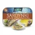 Sardynki w oleju słonecznikowym 125g Łosoś Ustka — opakowanie i zawartość produktu