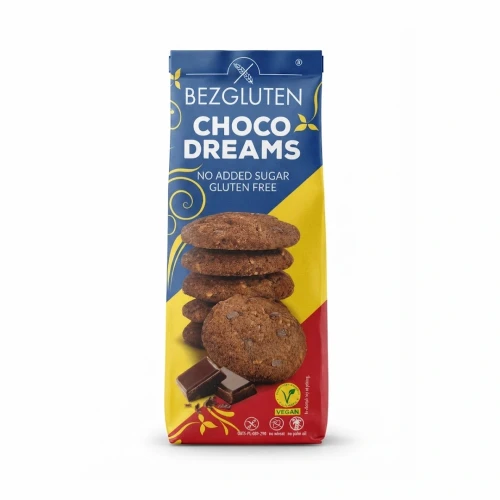 CIASTKA CZEKOLADOWE 110 g CHOCO DREAMS — opakowanie, zdjęcie studyjne
