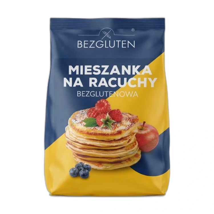 Mieszanka na racuchy bezglutenowa 300 g BEZGLUTEN — opakowanie na białym tle