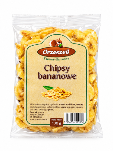 Chipsy bananowe Orzeszek w przezroczystym opakowaniu.png