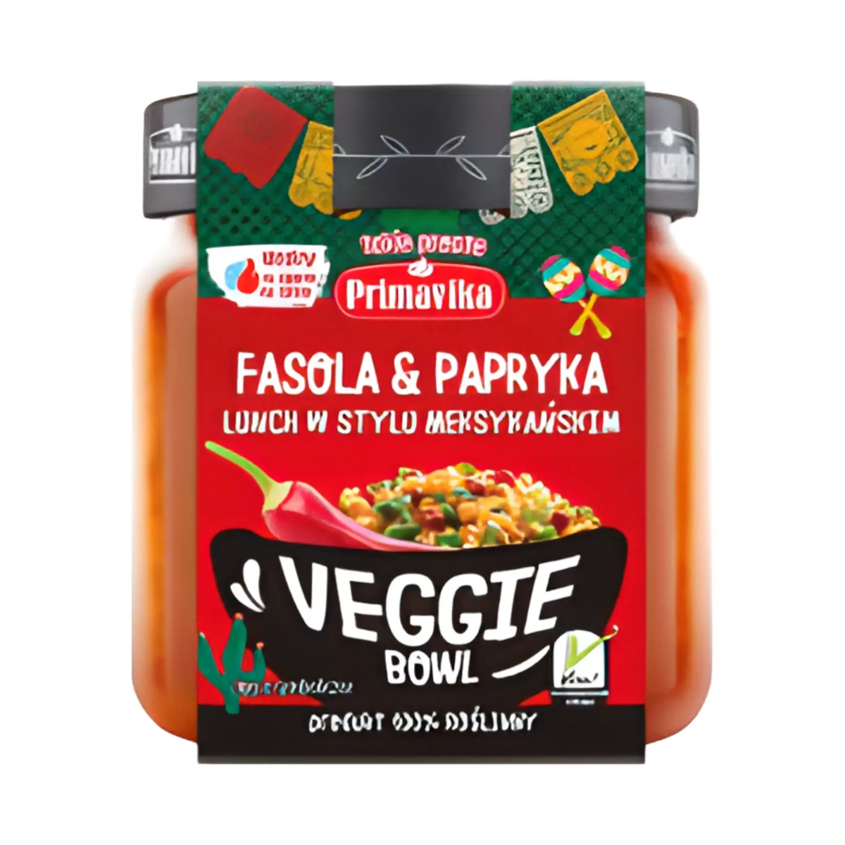 Veggie Bowl fasola & papryka Primavika