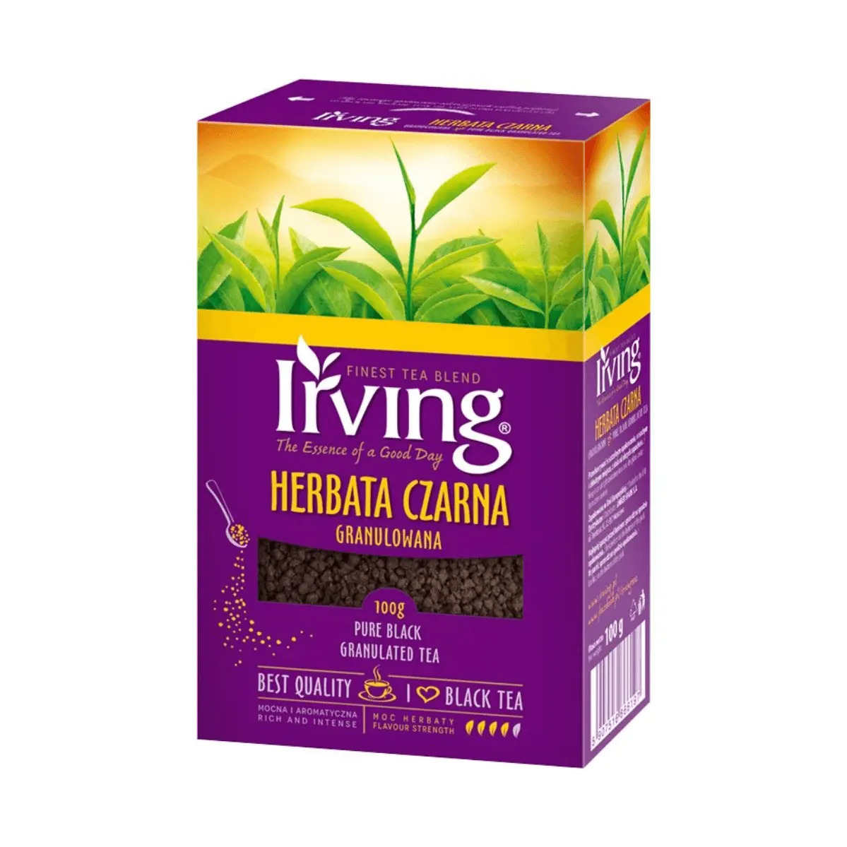 Herbata czarna granulowana 100 g Irwing