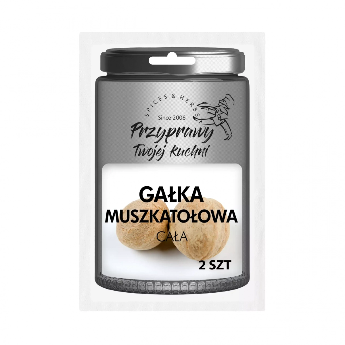 Gałka muszkatołowa cała Przyprawy Twojej kuchni - 1 kg