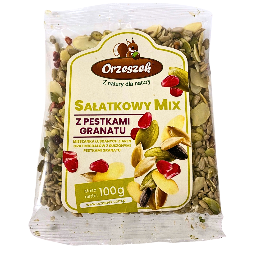 Sałatkowy mix z pestkami granatu 100 g Orzeszek