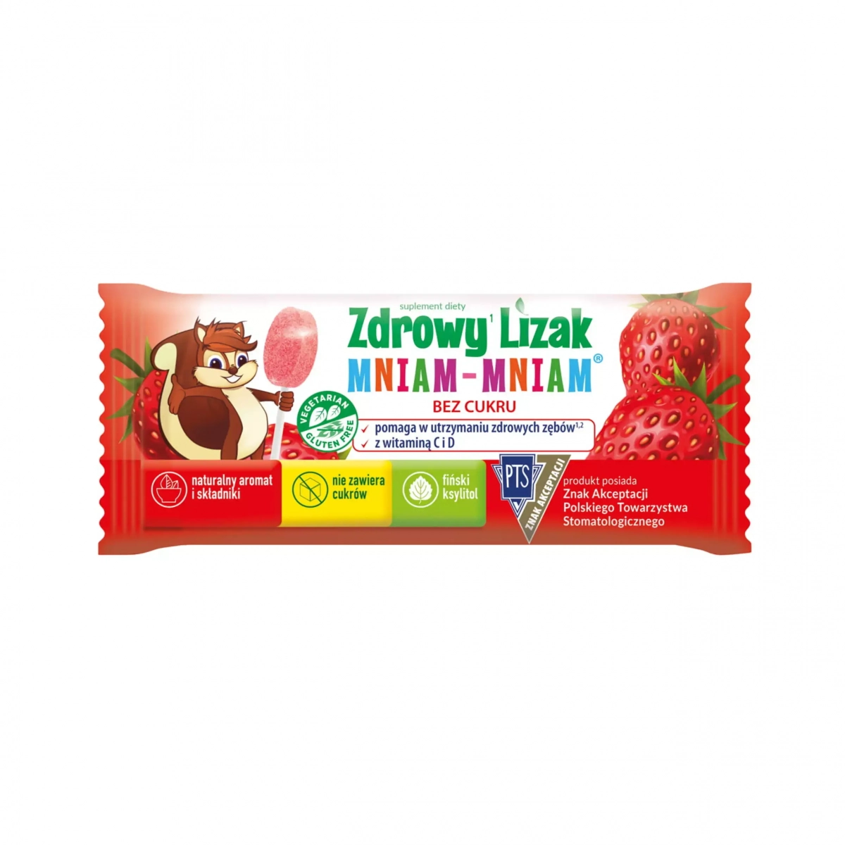 Zdrowy lizak z witaminami 4 + 1 GRATIS Mniam-Mniam