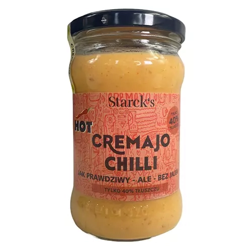 Cremajo Chilli Hot jak prawdziwy majonez ale bez jajek Starcks 270g