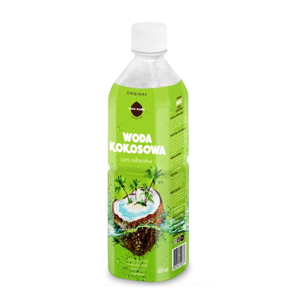 24 x Woda Kokosowa 100% naturalna 500 ml Coco Planet