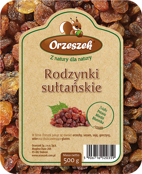 Rodzynki sułtańskie Orzeszek - 150 g