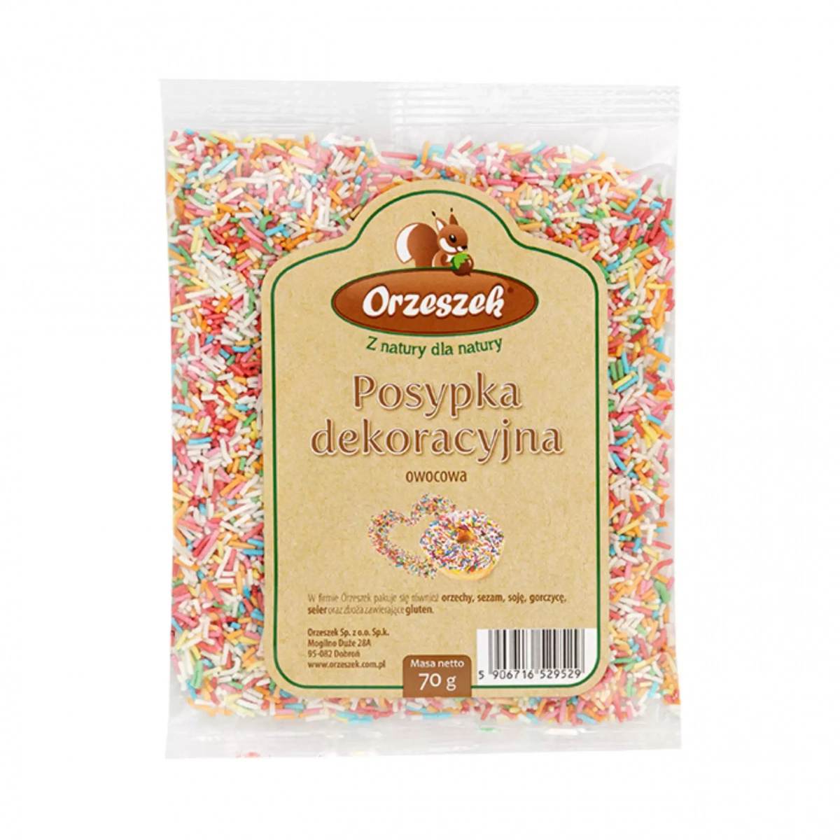 Posypka owocowa Orzeszek - 70 g