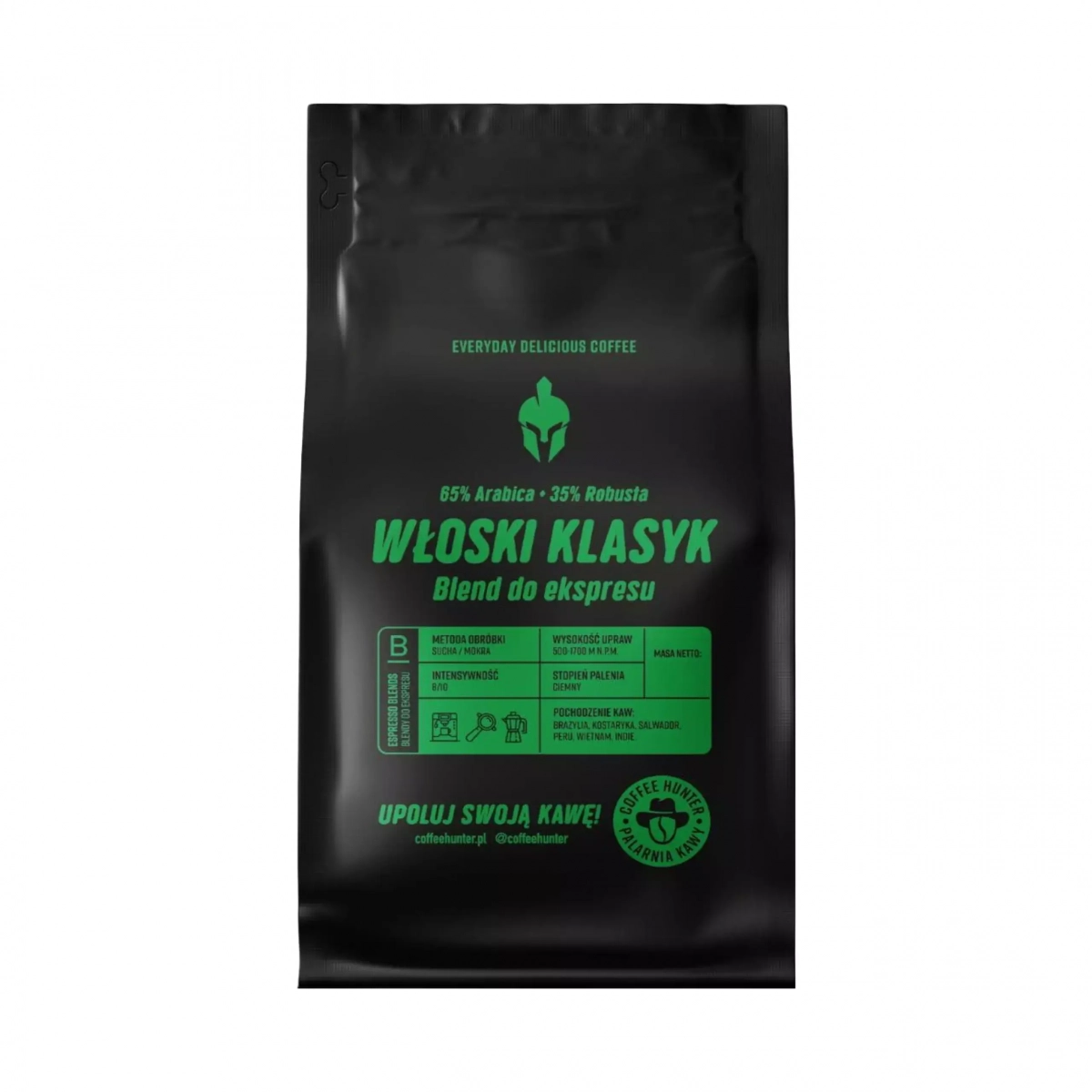 Kawa ziarnista WŁOSKI KLASYK Coffe Hunter - 250 g