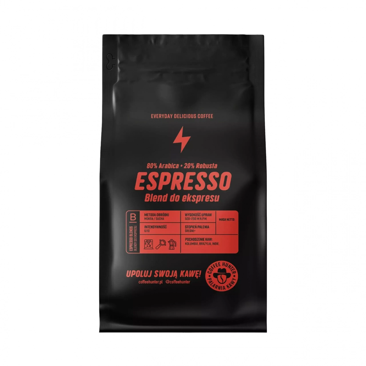 Kawa ziarnista ESPRESSO BLEND Coffe Hunter - 1 kg