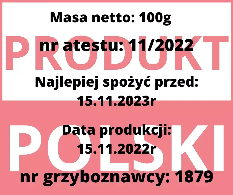 Podgrzybek Brunatny Przyprawy Twojej kuchni - 500 g