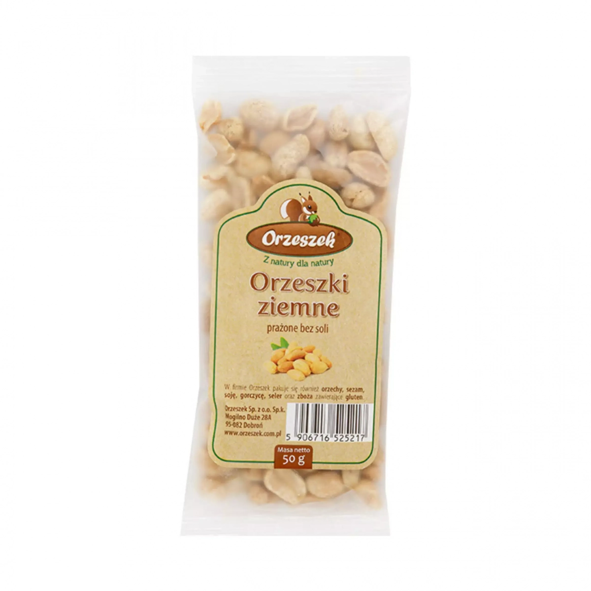 Orzechy ziemne prażone Orzeszek - 50 g